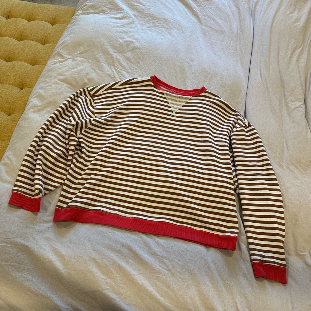 Free People Classic Striped Crewneck - Picture 4 of 4